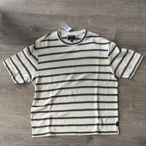 Todd Snyder sweater knit stripe tee